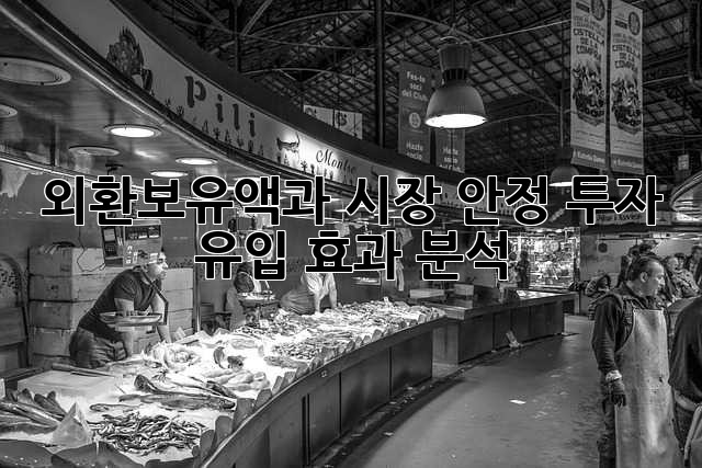 외환보유액과 시장 안정: 투자 유입 효과 분석
