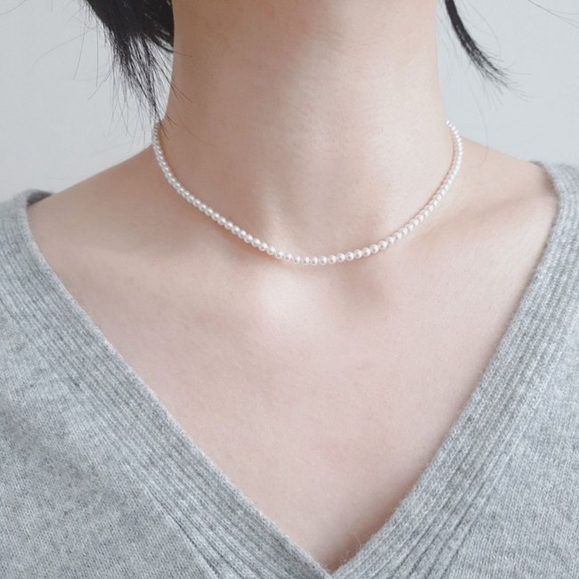 놓치면 후회! 얇은진주목걸이 득템 후기✨ (할인정보有)