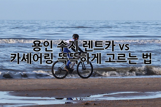 🚗 용인 수지 렌트카 vs 카셰어링? 똑똑하게 고르는 법! 🧐