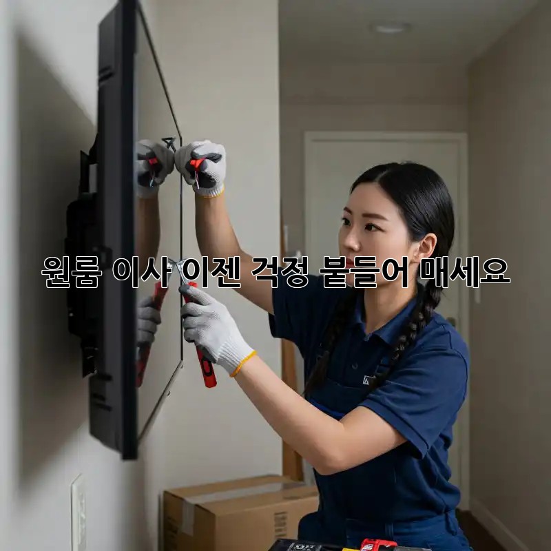 원룸 이사, 이젠 걱정 붙들어 매세요!
