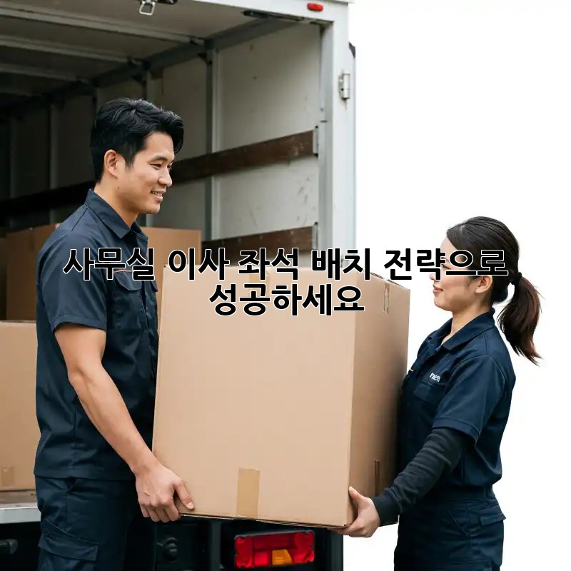 사무실 이사? 좌석 배치 전략으로 성공하세요!