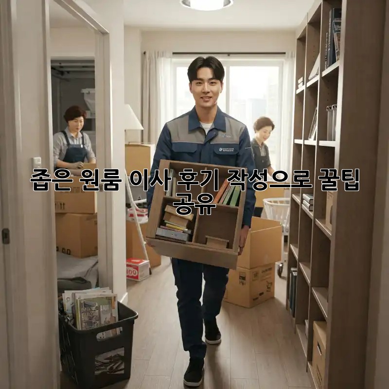 좁은 원룸 이사, 후기 작성으로 꿀팁 공유!