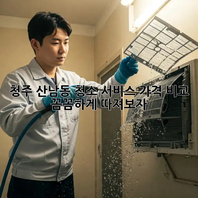 청주 산남동 청소 서비스 가격 비교: 꼼꼼하게 따져보자!